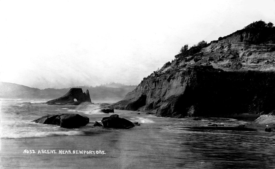 No 52 A Scene Near Newport, Ore.