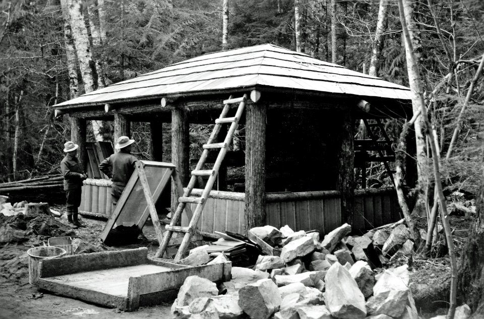 Camp Shelter, Siuslaw NF (maybe) c1935