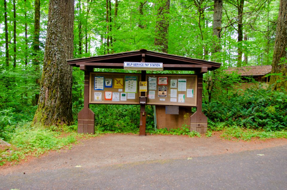 Eagle Creek Campground Pay Station-Columbia River Gorge photo