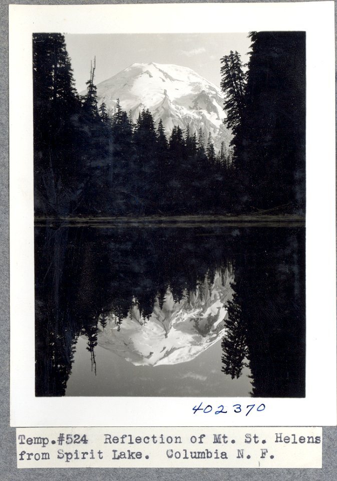 Mt. St. Helens Reflection on Spirit Lake