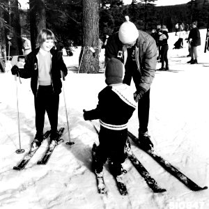 510847 Skiing at Bachelor Butte, Deschutes NF, OR 1965