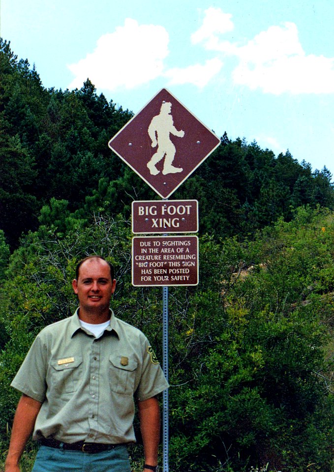 Big Foot Crossing Sign with Steve Segin