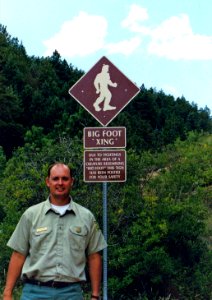 Big Foot Crossing Sign with Steve Segin