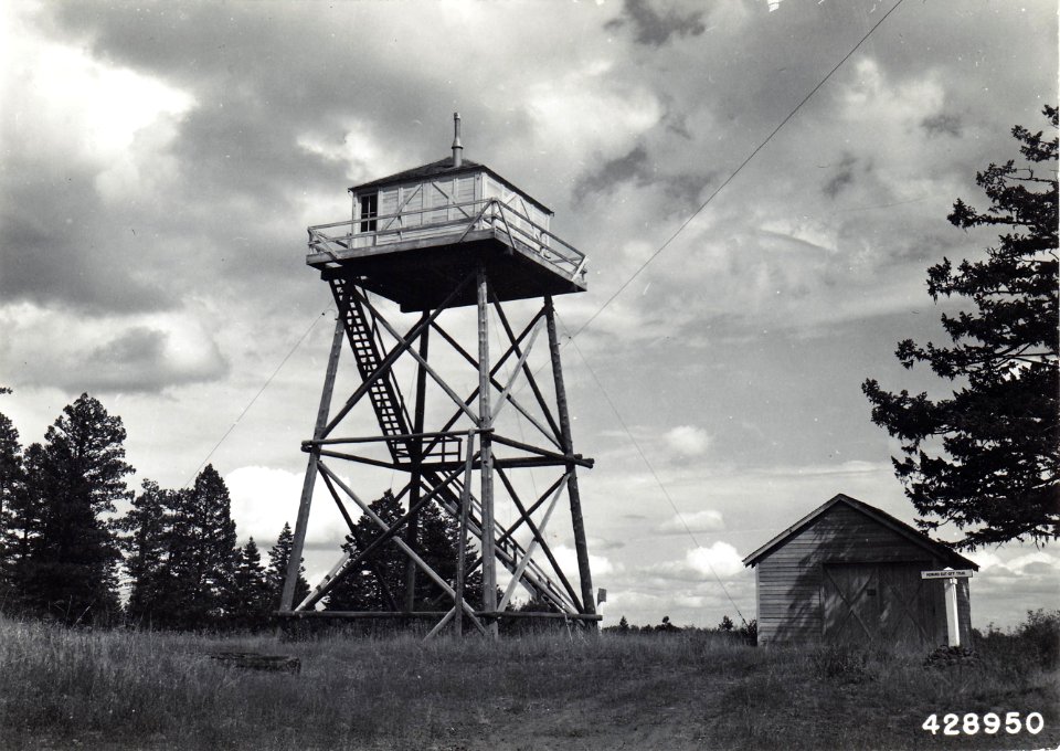 Fairchild Lookout Tower, Wallowa National Forest, OR 8-1942