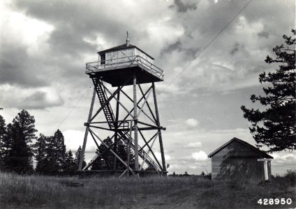 Fairchild Lookout Tower, Wallowa National Forest, OR 8-1942 photo