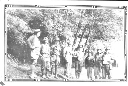 South Umpqua Falls Inspection Party 1936 photo