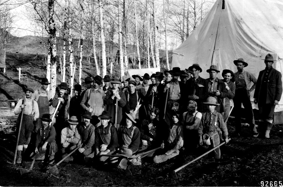 92665 Seeding Crew, Mt. Hebo, Siuslaw NF, OR 1910