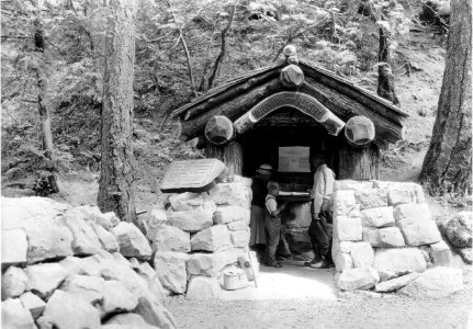 Eagle Creek built during 1920s CCC era rustic look photo