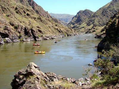 Rafting Party in Hells Canyon, Wallowa-Whitman National Forest photo