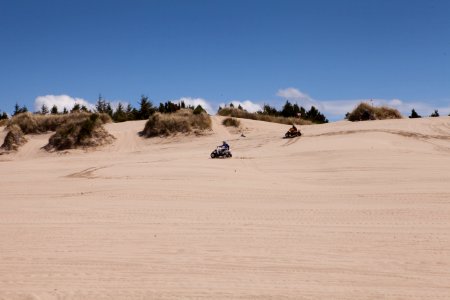 Pair of Dune Buggies at Oregon Dunes, Siuslaw National Forest