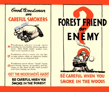 Fire Prevention Brochure - Friend or Enemy (front) photo