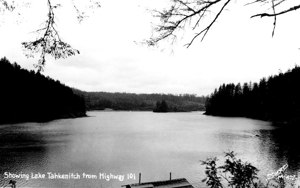 M-492 Showing Lake Tahkenitch from Highway 101