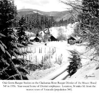 Mt. Hood NF - Oak Grove RS, OR 1955 - Unruh photo