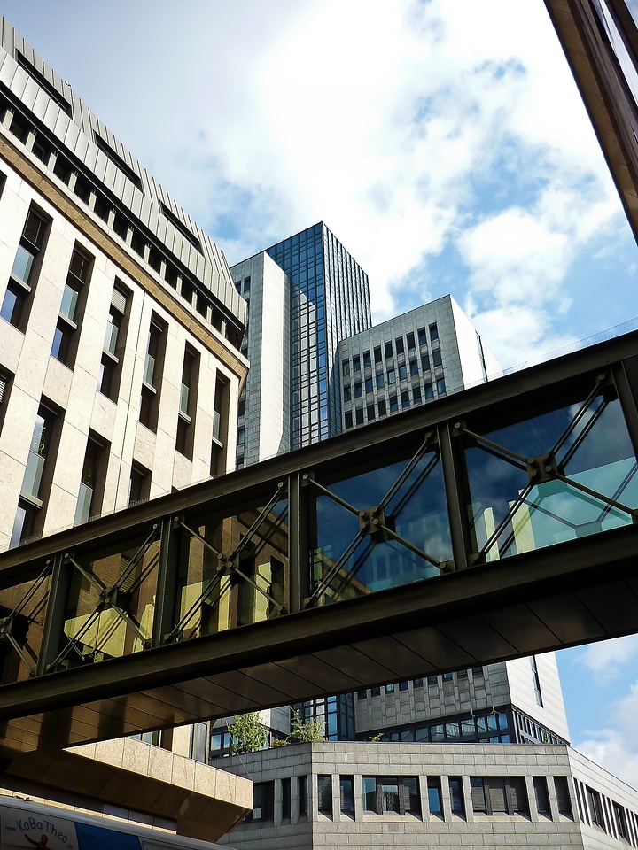 Skyscraper facade glass