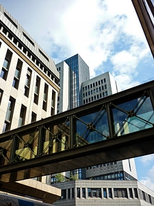Skyscraper facade glass photo
