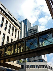 Skyscraper facade glass