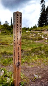 The Pacific Northwest Trail travels through the Mt. Baker National Recreation Area on Park Butte Trail 603 and Bell Pass Trail 603.3