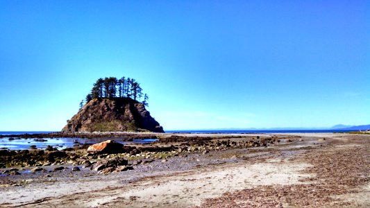 Tskawahyah Island, just off Cape Alava, is accessible at low tide