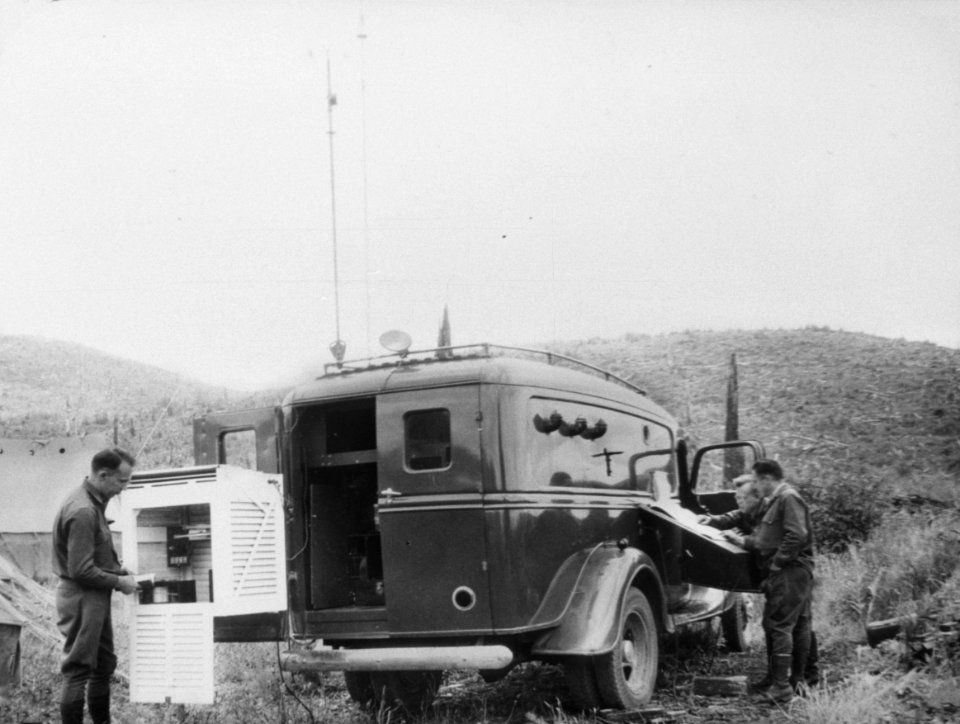 368 Radio and Fire weather truck