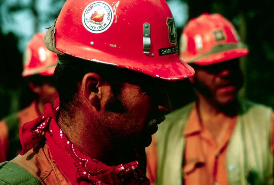 494 Entiat Fire, Wenatchee Nat'l Forest, Redding hotshots fight fire 1970