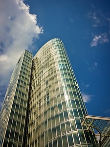 Skyscraper facade glass