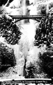 C14230 Multnomah Falls in Midwinter by Sawyer