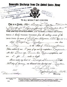 SPD Soldier Discharge Paper