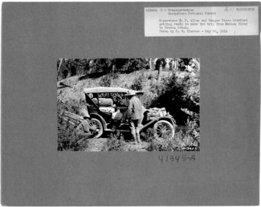 41345A G.F. Allen & Harry Crawford, Ready for Trip, Snoqualmie NF, WA 1919 photo