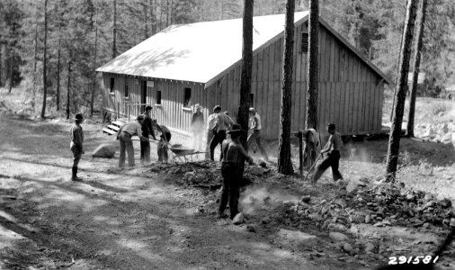 297581 CCC Camp Gold Creek F-65, WA 1943