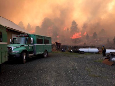 Cornet-Windy Ridge Fire 2015 - Structure protection and burnout, Wallowa Whitman National Forest