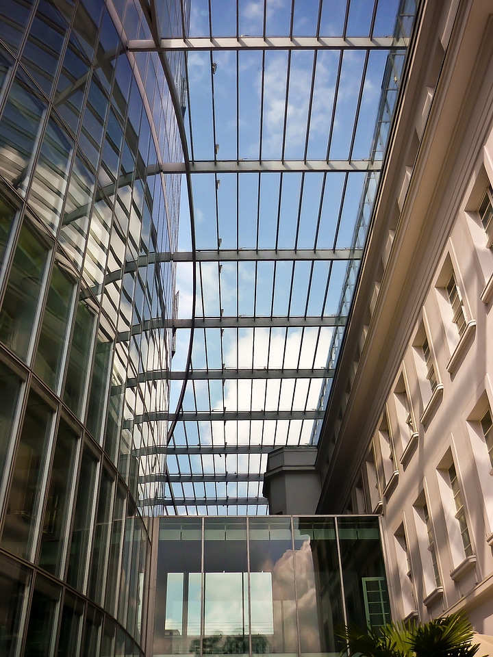 Skyscraper facade glass