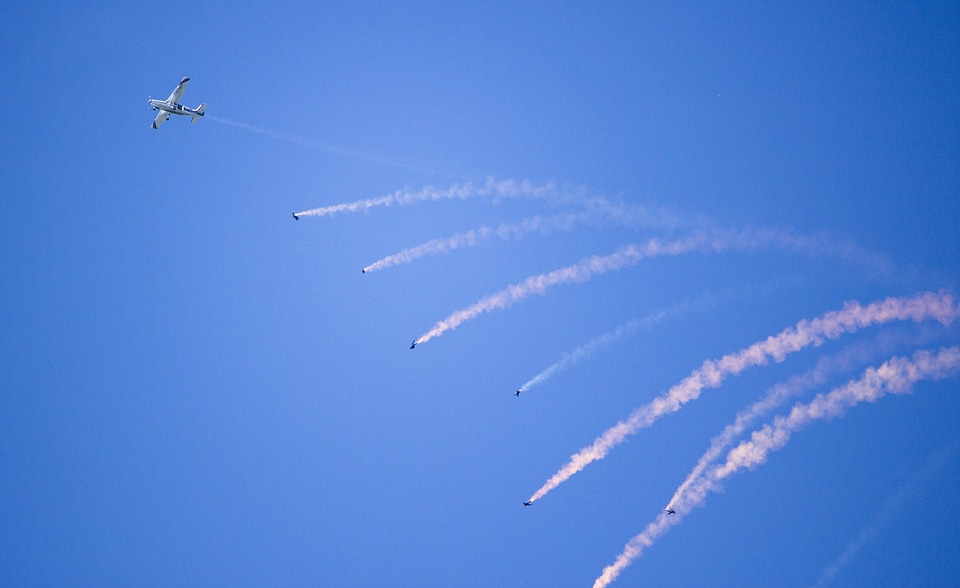 Air show paratrooper