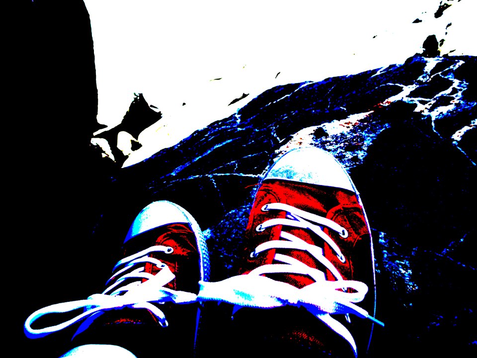 Sitting on the rocks