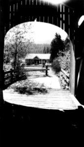Cascade - Looking Through McKenzie Bridge at RS