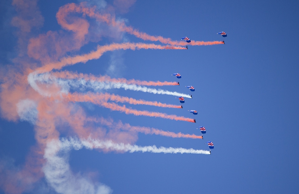 Air show paratrooper
