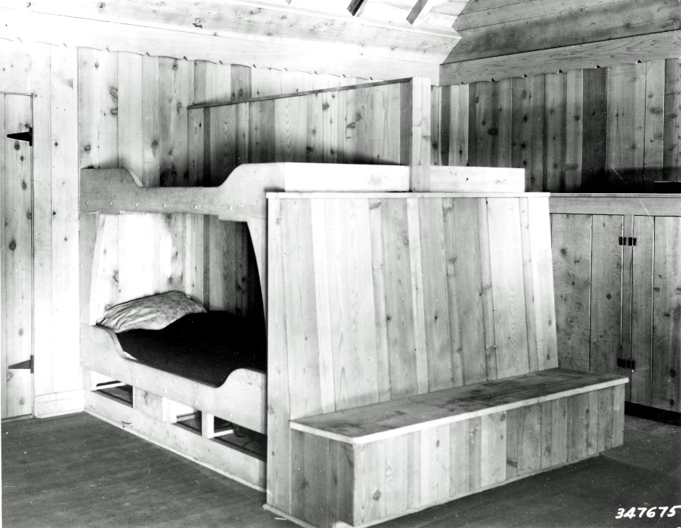 347675 Bunks at Jackson GS, Olympic NF, WA 1937