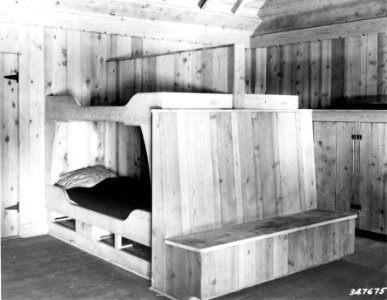 347675 Bunks at Jackson GS, Olympic NF, WA 1937