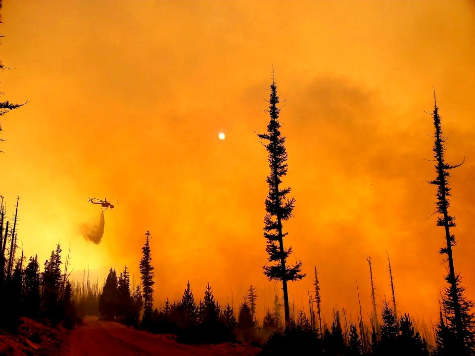 Fire conditions challenge firefighters. Sept. 2, 2020, Lionshead Fire