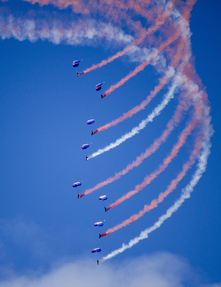 Air show paratrooper