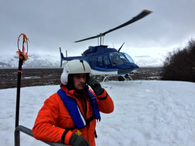 2018 Emergency snow operations with helicopter at Spirit Lake.