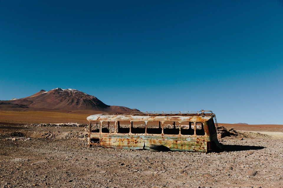 Abandoned outdoors landscape