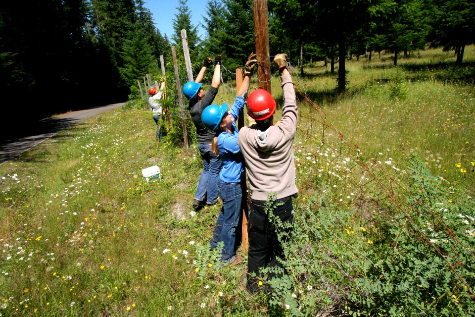 Willamette National Forest - Youth Conservation Corps Workers on Willamette-105