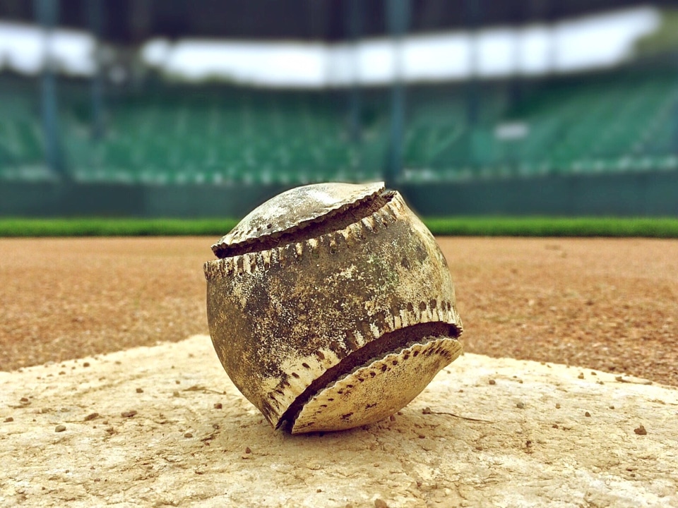 Sport baseball field baseball background