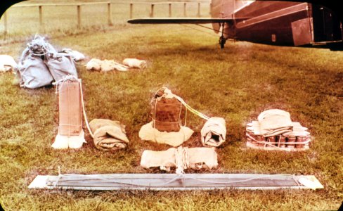 1751 Supplies to be Dropped at Pierson Field, Vancouver, WA - Ernest Lindsay photo