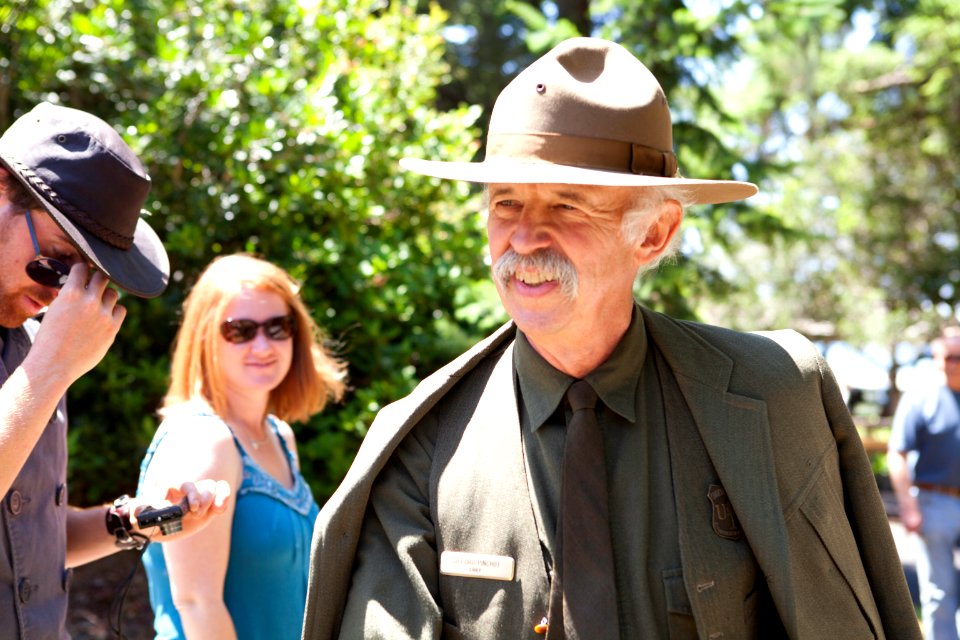 Gifford Pinchot Re-enactor at Cape Perpetua, Siuslaw National Forest