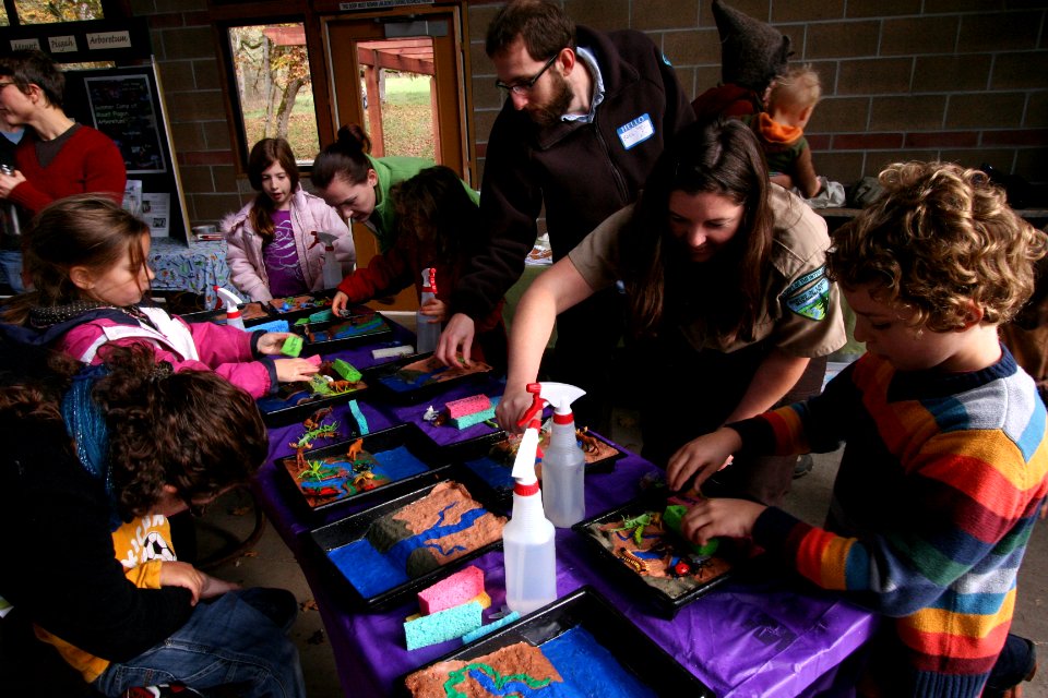 Play in the Rain Day-Wren and the BLM Show why Wetlands are Important, Willamette National Forest