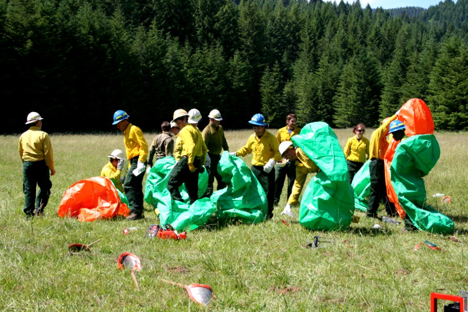 2006 Oregon Coast Guard School - Fire Shelter Relief, Siuslaw National Forest