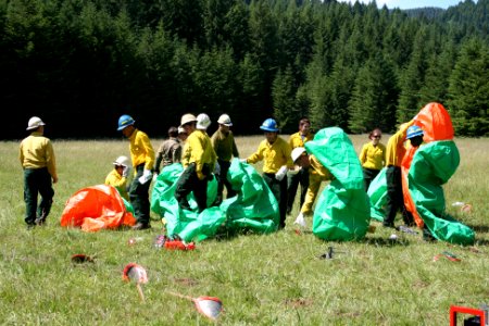 2006 Oregon Coast Guard School - Fire Shelter Relief, Siuslaw National Forest