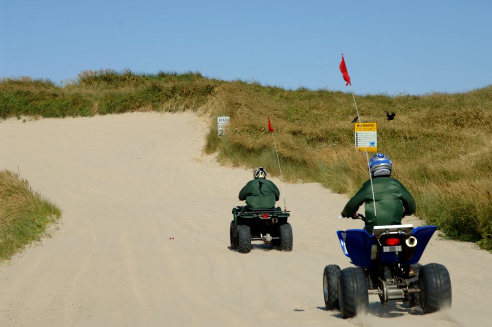 Pair of Dune Buggies at Oregon Dunes, Siuslaw National Forest