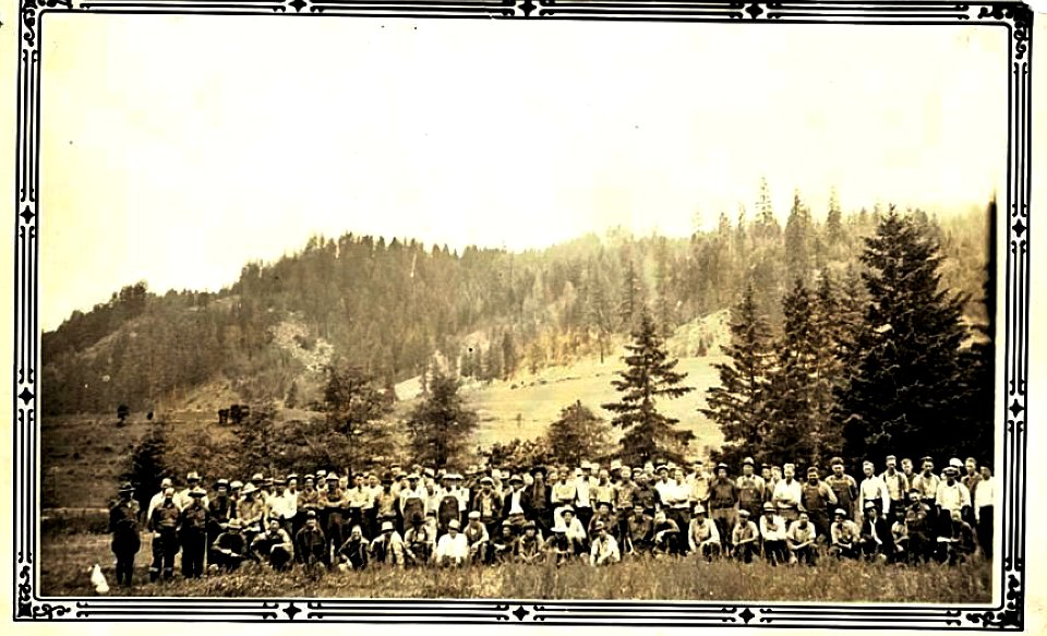 a group of lookout and firemen Tiller Fire Training Camp 1932 0-page1